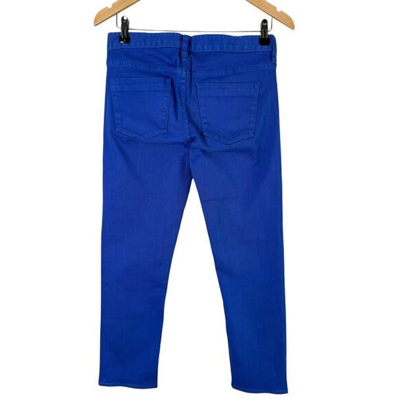 J.Crew Matchstick Stretch Denim‎ Crop Jeans in Royal Blue, Size 26 - Picture 8 of 11